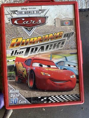 Tara Toys Disney Pixar Cars Carrying Case Holds 50 Cars The World of Cars Red