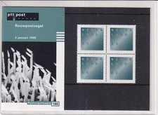 SA26c Netherlands 1998 Condolences, presentation pack