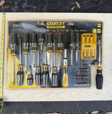 Stanley FATMAX 45-Piece Screwdriver & Bit Set w/ Ratcheting Driver Phillips