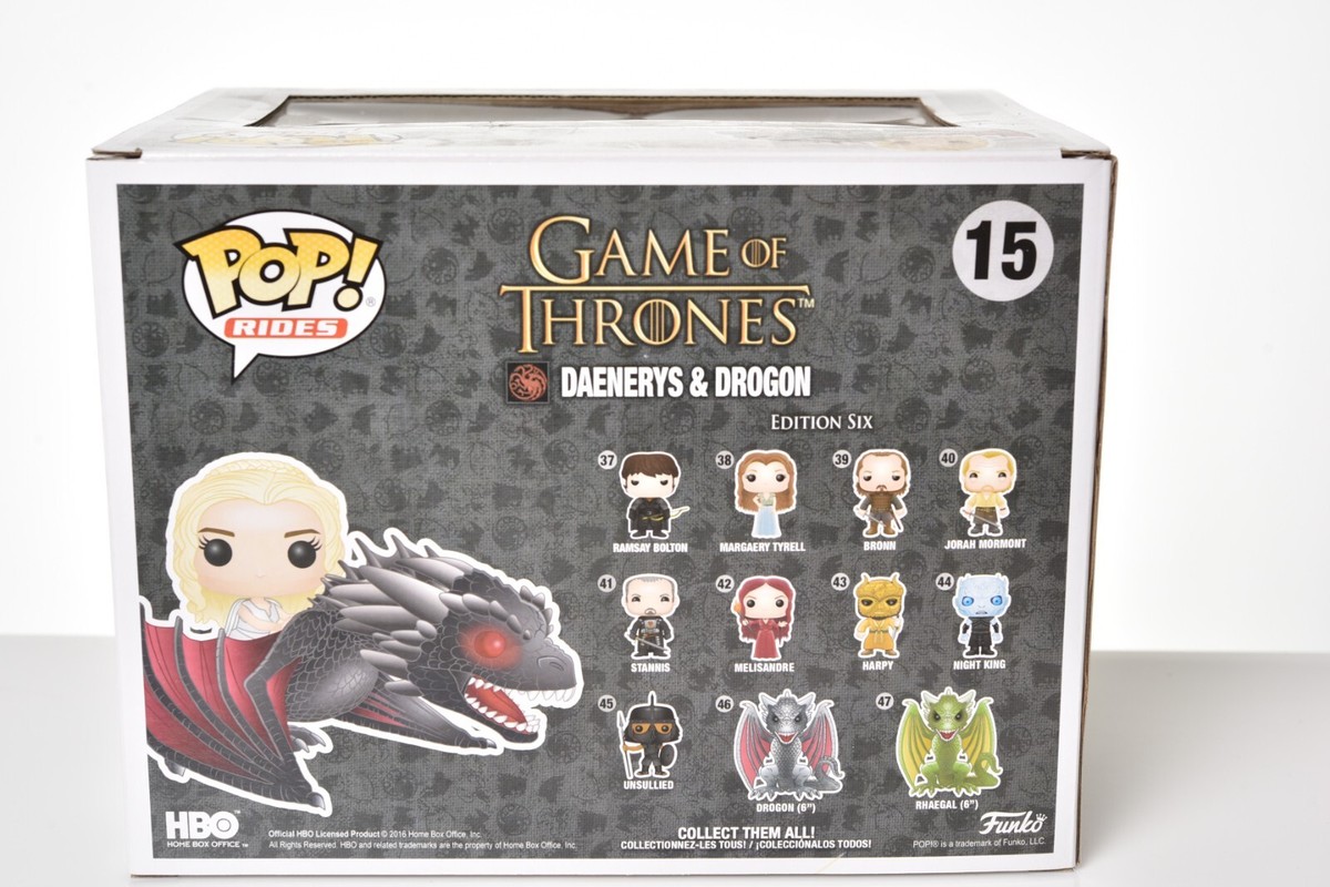 Funko Pop! Rides #15 Game of Thrones Daenerys Targaryen & Drogon