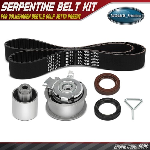 A Set Timing Belt Kit for Volkswagen Beetle 04-06 Golf Jetta Passat 1 ...