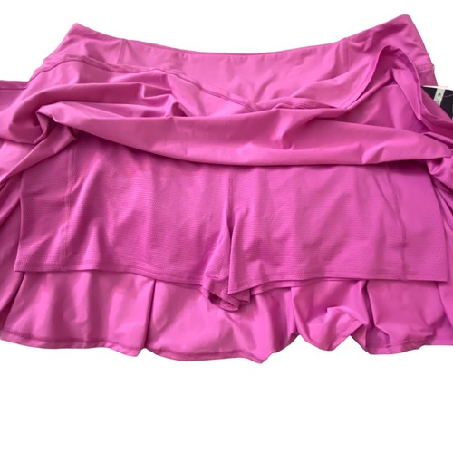 NWT DSG Performance Mid-Rise Tennis Golf Flounce Skort Lilac Fields size 2XL - Bild 3 von 9