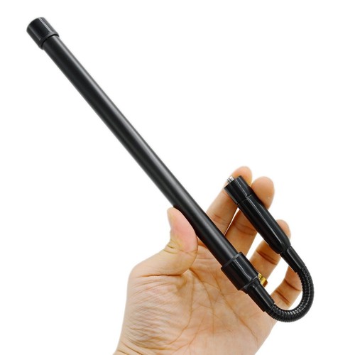 Gooseneck Tactical Antenna Soft VHF UHF SMA Female Male BNC 12in for HAM Radio - Zdjęcie 2 z 16
