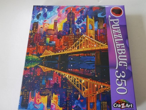 Puzzlebug Deluxe 500 piece Jigsaw Puzzle 20x12 NEW YORK CITY SKYLINE - Picture 2 of 2
