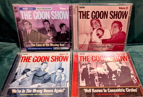 BBC Audio radio THE GOON SHOW LOT OF 4 CDs Volumes 24 28 29 30 Peter Sellers