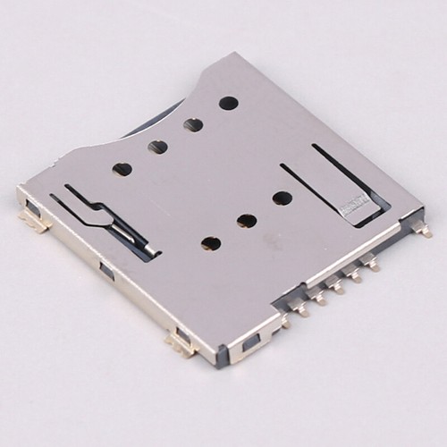 MUP-C792 Micro SIM Card Connector Patch Self-piercing 6+1 P SIM Card Slot Soc-@- - Picture 8 of 11