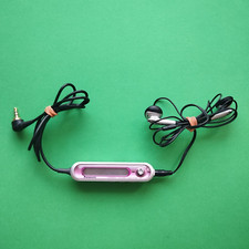 Panasonic Remote Controller For Player MD Jack 3.5 Used Red and Silver Earphone