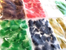 CDC OILER PUFFS - Fly Tying Materials - Cul de Canard Puffs- 8 COLORS - 30pc.