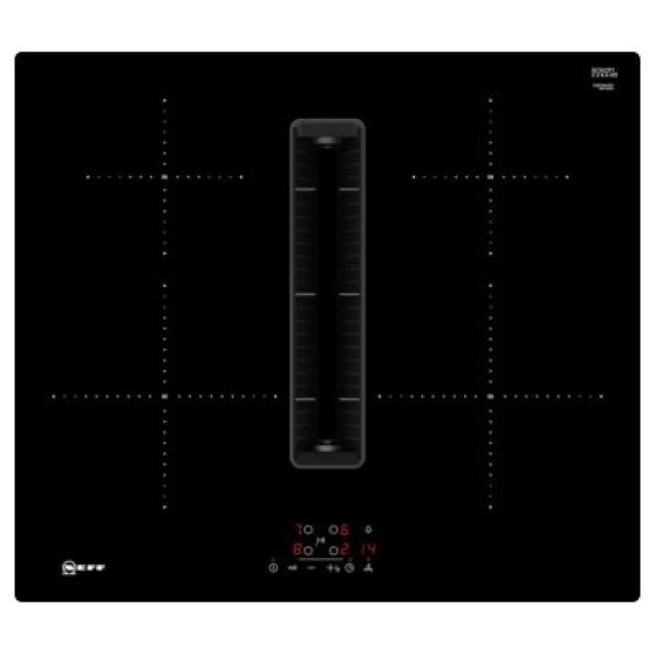 Neff N50 T46CB4AX2 Vented Induction 60cm Hob with Extractor Black