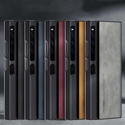 For Huawei Mate Xs XS2 Nubuck Leather Fabric Coated hard case Frame back cover