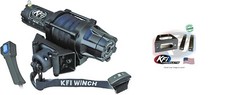 Kfi 5000 Lb Assault Synthetic Cable Winch Mount Kit Rzr 570 S Trail 800 08-22