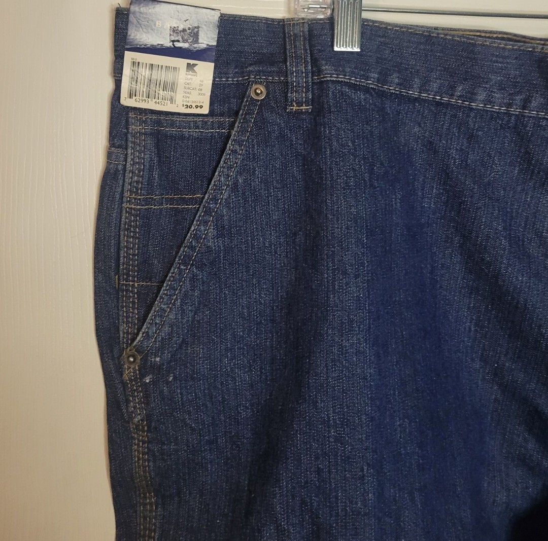 Basic Editions Mens Shorts Size 46 Blue Jean New NWT eBay