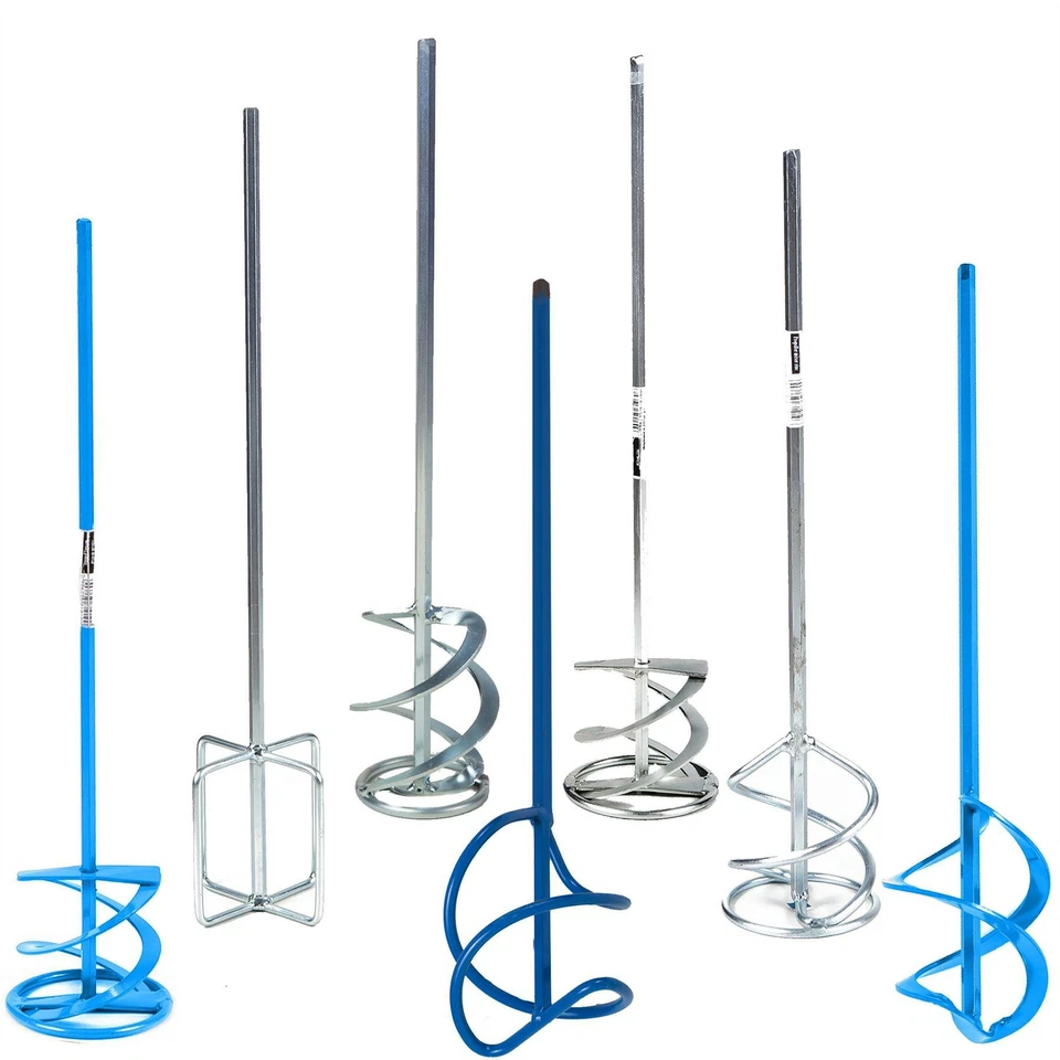 IANPAV Stirrer Mixer Mixing Paddle, Whisk HEX for Gypsum Plaster Paint Motar - Sizes