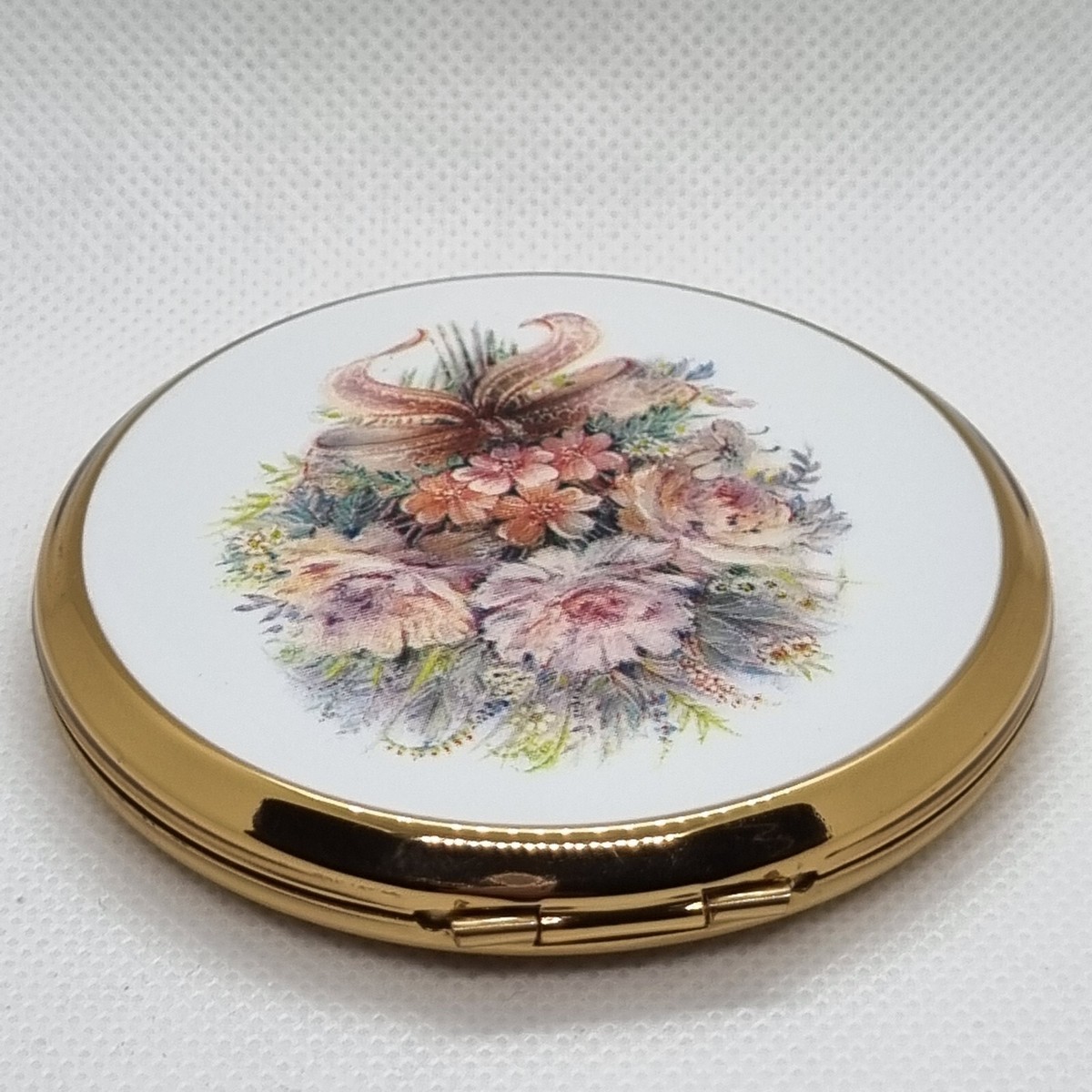 Vintage Stratton Mini Convertible Powder Compact Collectible for