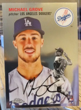 2023 Topps Chrome Platinum Michael Grove RC #39 Dodgers