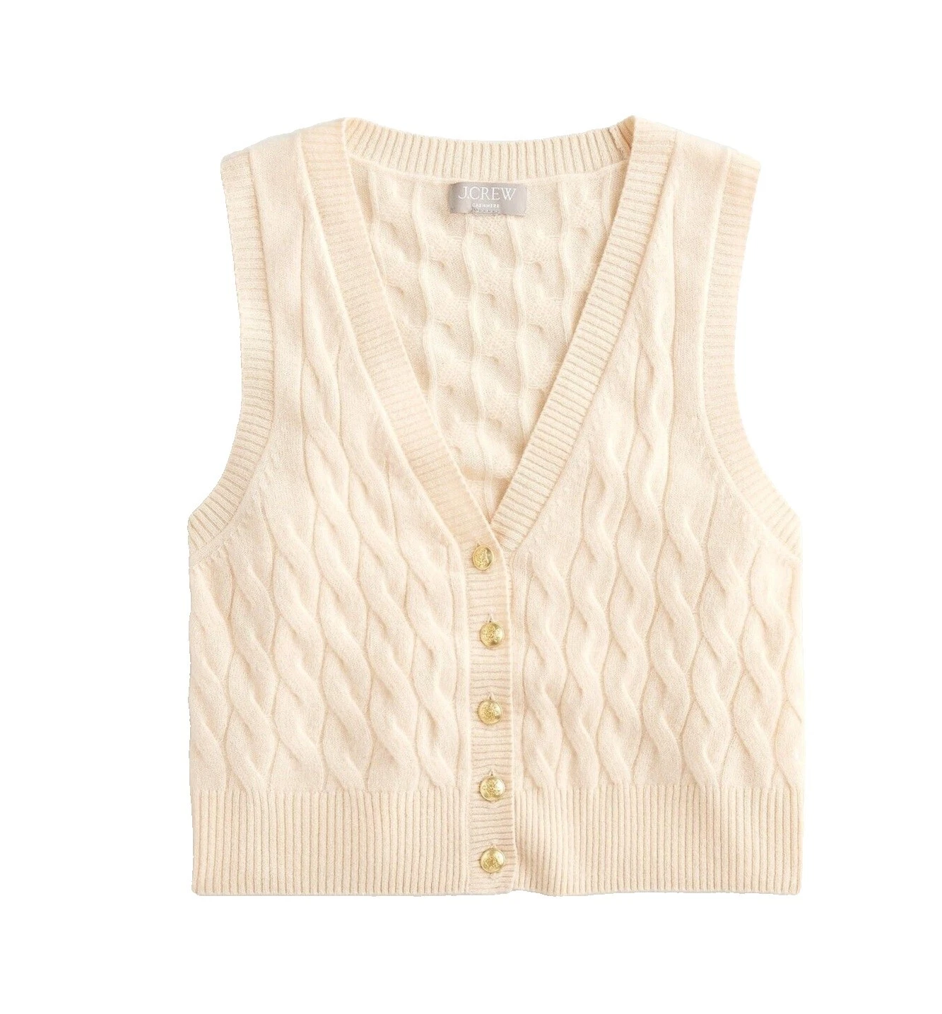 J。 Crew 羊绒 V 领毛衣女