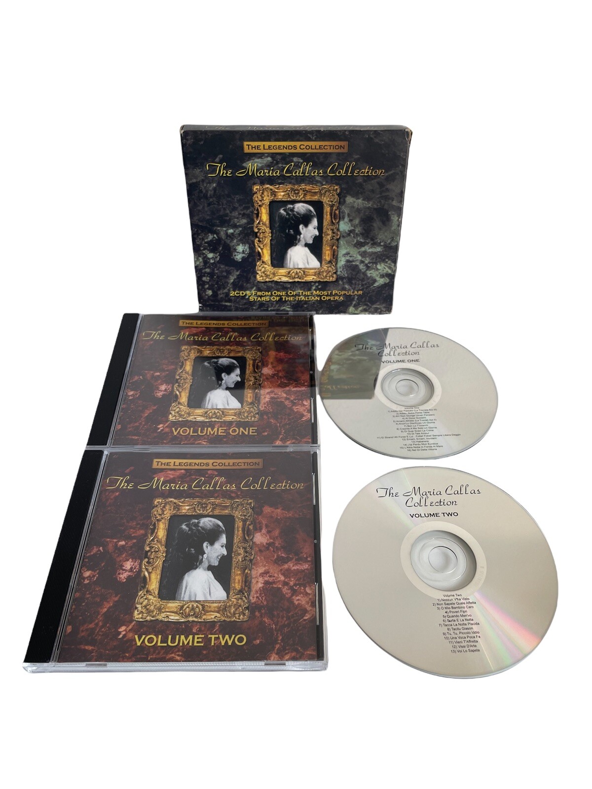 Legends Collection: Maria Callas (CD, 2001) Stars Of Italian Opera 2 CDs