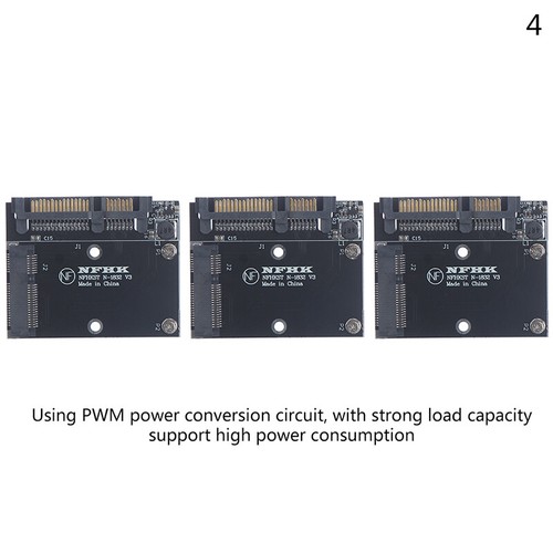 Half height MSATA Mini Pcie SSD To 2.5'' SATA3 6.0gps Adapter Converter Card - Photo 14/15