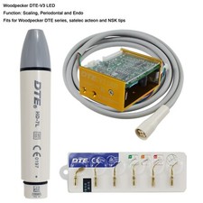 Woodpecker DTE Dental Ultrasonic Scaler Piezo Tips HD-7L Handpiece DTE-V2 V3 LED