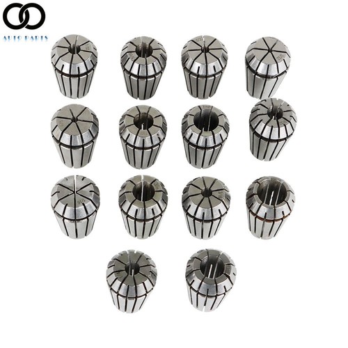 14Pcs ER20 1/16"-1/2" Spring Collet Steel Set For Lathe Tool Workholding - Picture 2 of 8