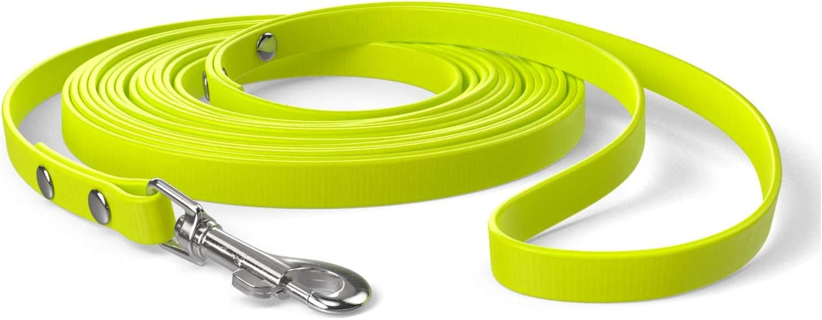 Guinzaglio 5M Giallo Neon Idrorepellente per Addestramento Cani