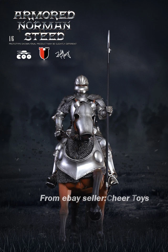 COOMODEL NO.SE014 1/6 Series of Empires — Corcel Normando Blindado en stock Foto 2 de 4