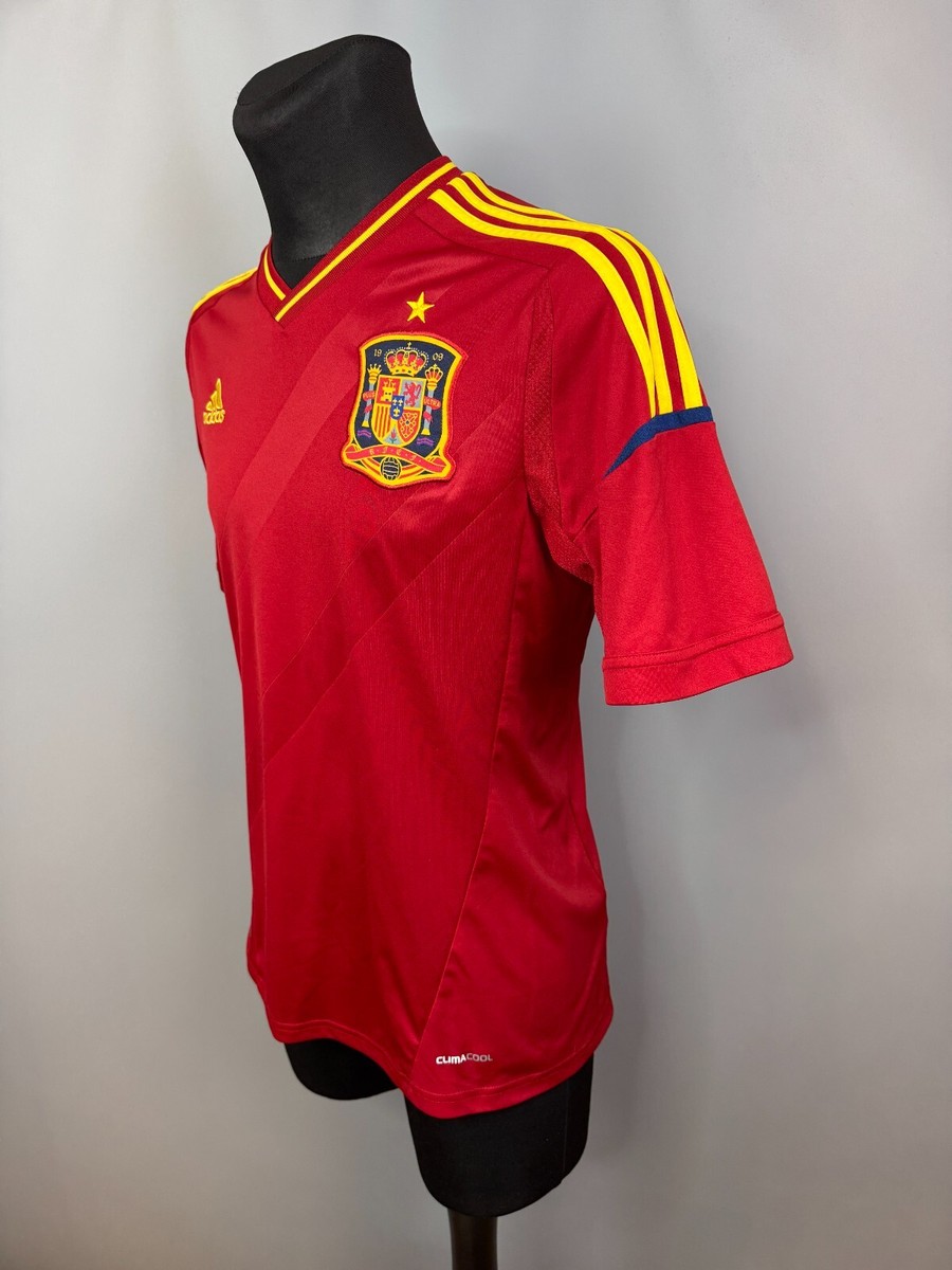 SPAIN 2012 2013 HOME SHIRT FOOTBALL SOCCER JERSEY ADIDAS X10937