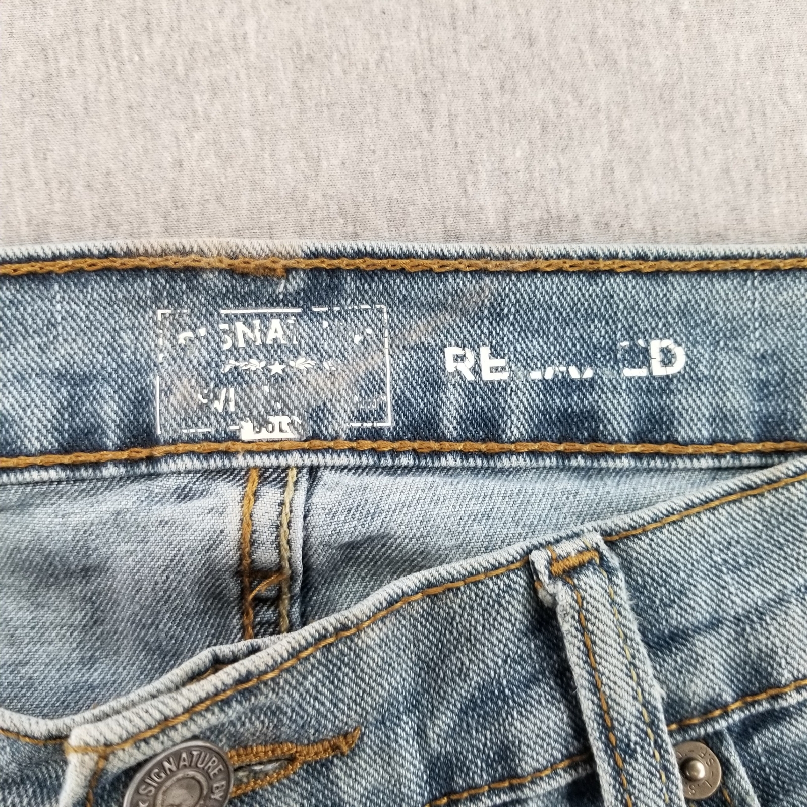 Levi Signature Gold Jeans Men's Size 30x32 Relaxed Fit Durable Work Pants thumbnail 5