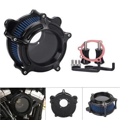 Air Cleaner Intake Filter For Harley Touring Dyna Super Glide FXDF FXD ...
