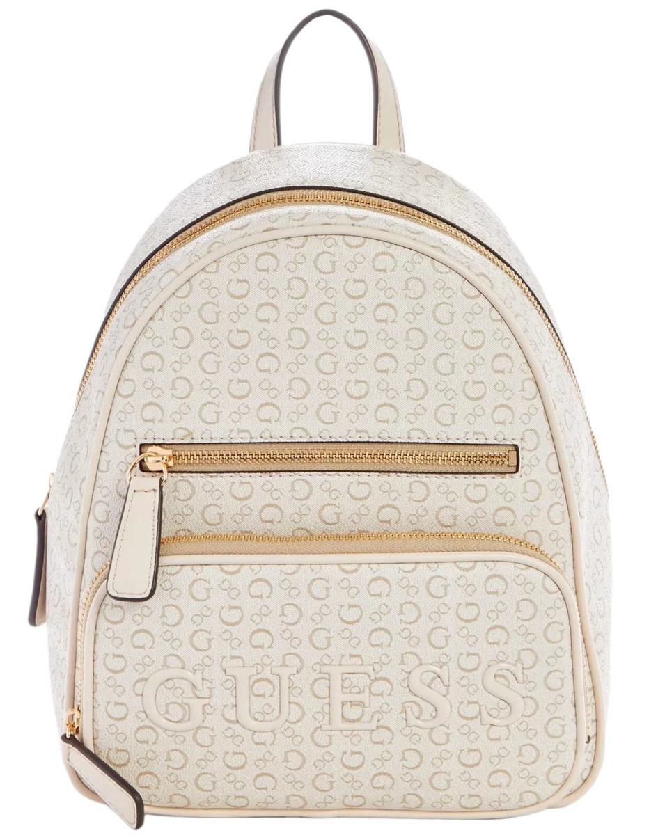 Buy GUESS Eco Elements PU Zipper Closure Women's Casual Backpack | Shoppers  Stop