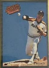 1993 TRIAD NOLAN RYAN WHATABURGER MINI BLANK BACK CARD! 5th No-Hitter HAND TRIM!
