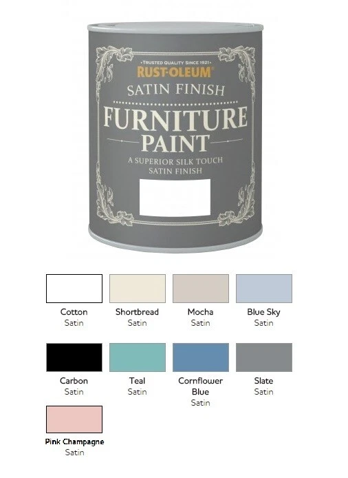 Rust oleum satin finish furniture paint deals