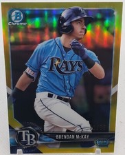 Brendan McKay  2018 Bowman Chrome Canary Yellow #31/75 Tampa Bay Rays #BCP68
