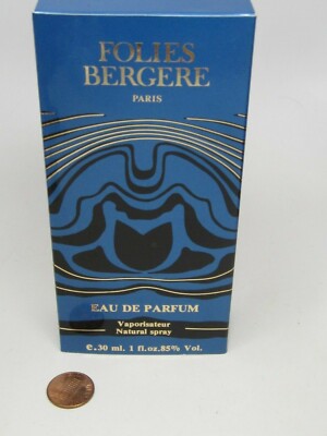 FOLIES BERGERE EAU de PARFUM/PERFUME 30ml/1oz SPRAY FULL HARD to FIND