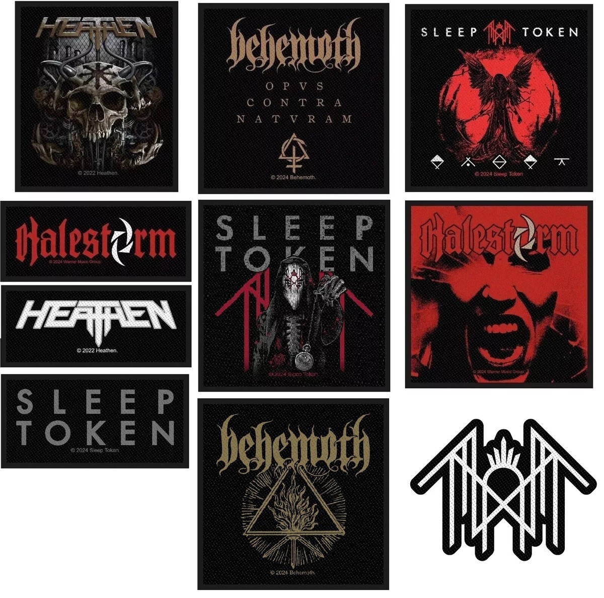 BEHEMOTH FUROR DIVINUS Woven Sew-On Patch 10 x 9.5 CM by Behemoth