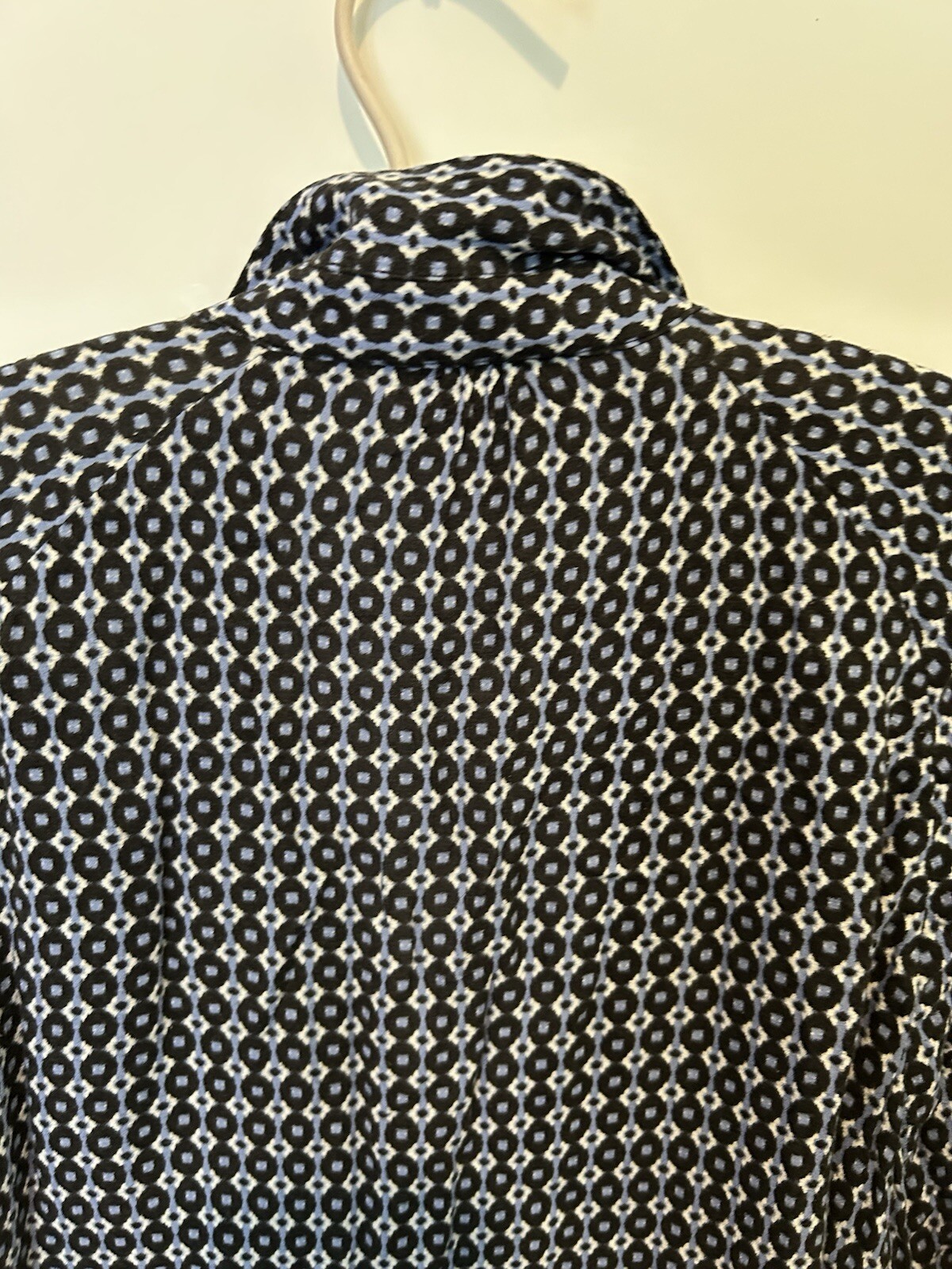 Massimo Dutti Women’s Top Large 100% VISCOSE Geometric Long Sleeve Career Top thumbnail 8