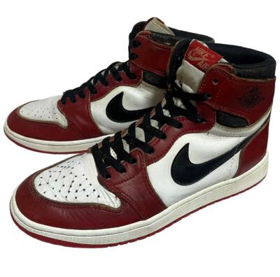 ナイキ　ジョーダン1 シカゴ　1985 Made in　korea Nike Air Jordan 1 Chicago Original US9.5 Made in Korea 1985