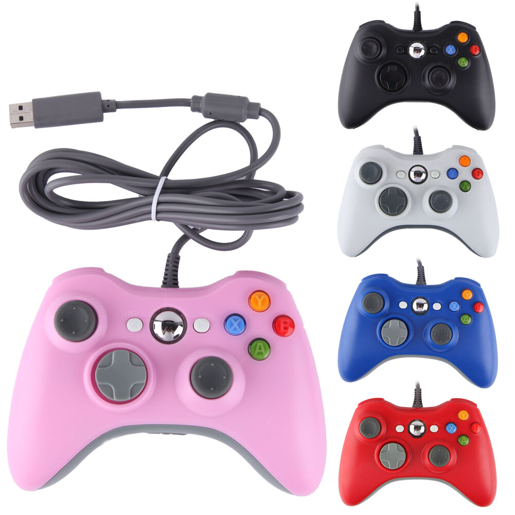 Controlador para Xbox 360, WeiCheng gamepads USB jogo joysticks com fio  controlador de jogos para PC laptop/Windows 7 8 10/Xbox 360/Xbox 360 Slim :  : Games e Consoles