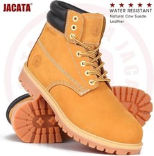 Men's 6'' Winter Snow Work Boots Shoes Water Resistant Leather Work Shoes 8601 W