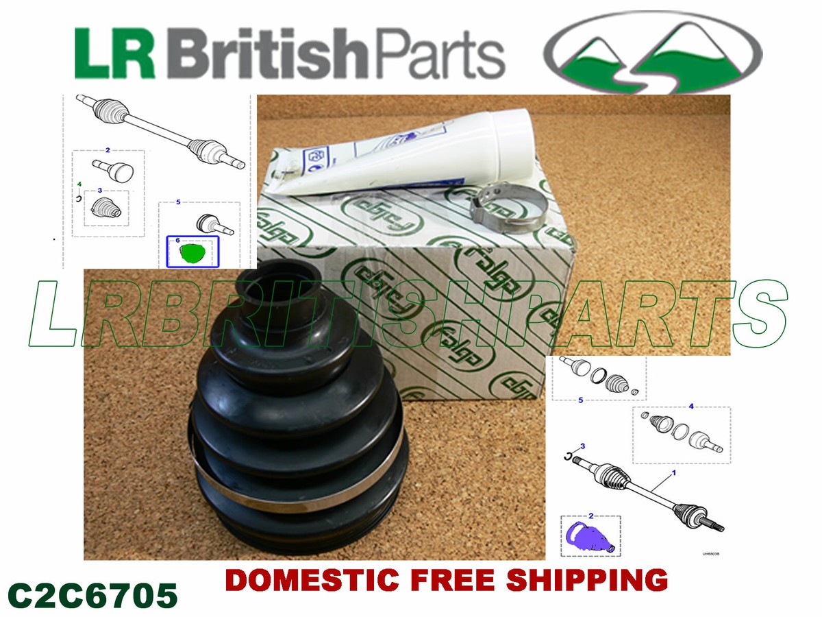 JAGUAR HALFSHAFT OUTBOARD RUBBER BOOT S TYPE XJ XK C2C6705 | eBay