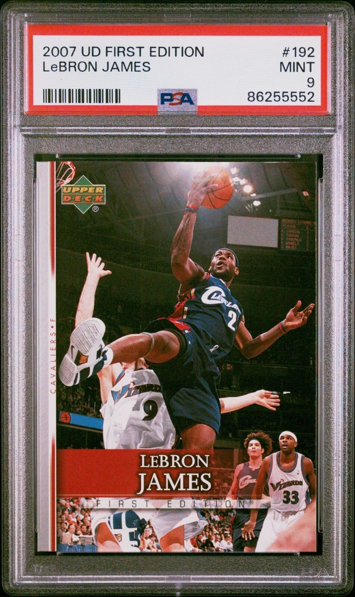 2007 UD First Edition #192 LeBron James PSA 9 Cavilers | eBay