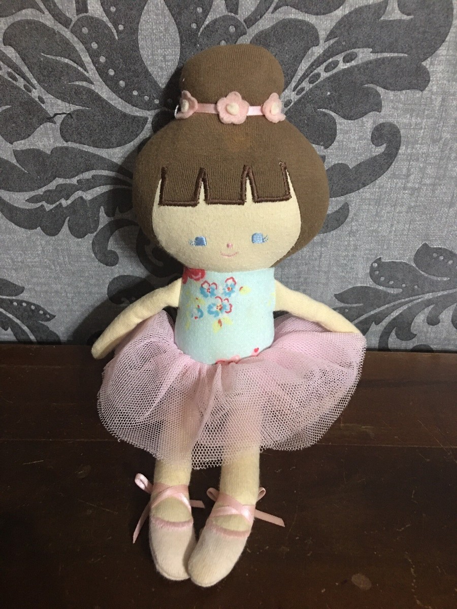 Alimrose AU Ballerina Plush Baby Doll Tutu Pink Floral Stuffed Toy