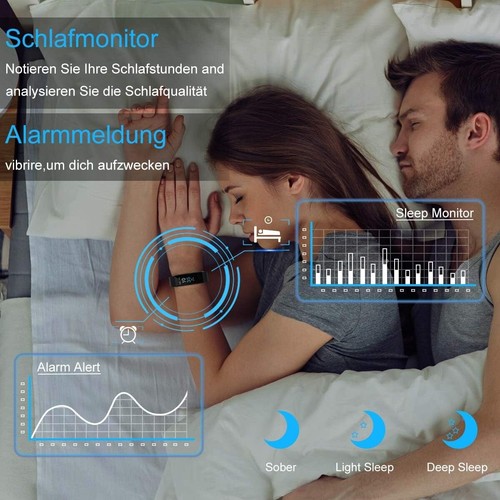 Fitness Armband Schrittzähler: Kalorienzähler & Sportuhr - Bild 5 von 6