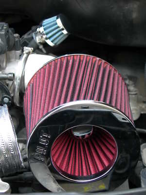 FILTRO ARIA ROSSO SPORTIVO TUNING UNIVERSALE CONICO BICONICO - Foto 8