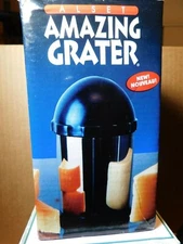 Alset~Amazing Food Grater Nouveau! With attachments Easy Twist Grater