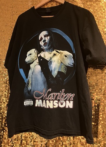 MARILYN MANSON t-shirt, vintage RARE Lamb Of God shirt, By Red Rock L