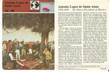 1979 Panarizon, Story Of America, #30.03 Antonio Lopez de Santa Anna