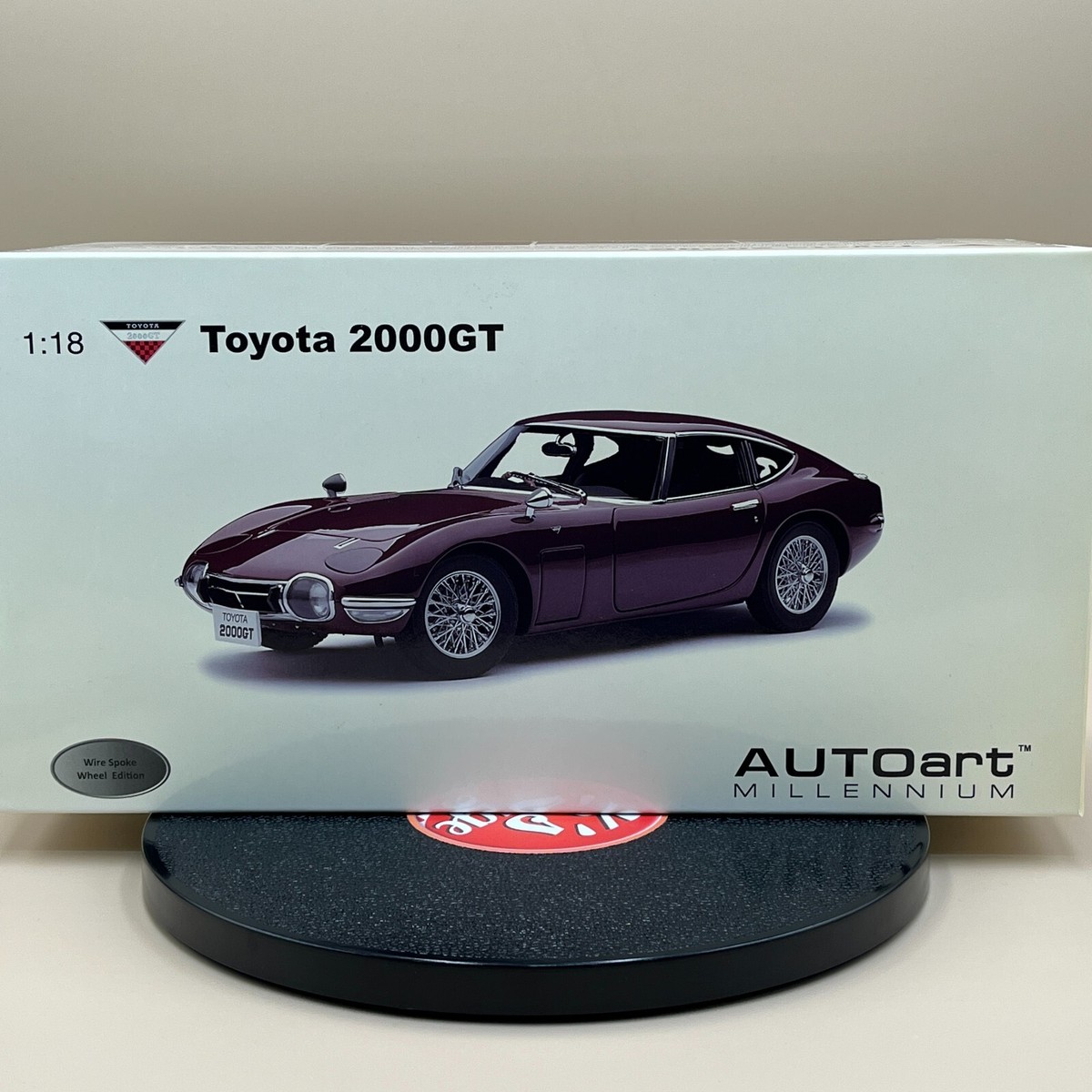 AUTOart MILLENNIUM TOYOTA 2000GT トヨタ 1:18 オートアート