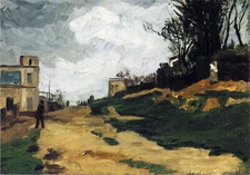Paul Cezanne - Urban Paysage Landscape (1867) - 17" x 22" Fine Art Print