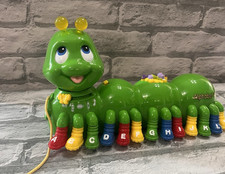 Leap Frog Alphabet Pal Caterpillar Green 4 Learning Modes Working
